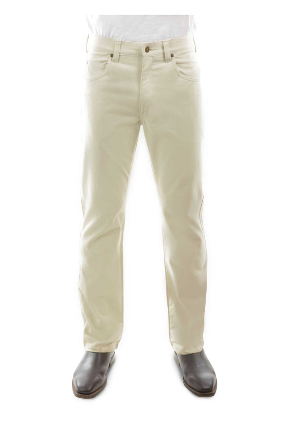 MENS STRETCH MOLESKIN JEAN 30 – Stone - Size 31