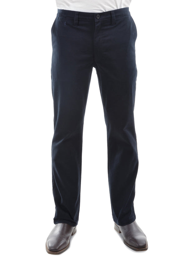 MENS MOLESKIN TROUSERS - Navy - Size 32