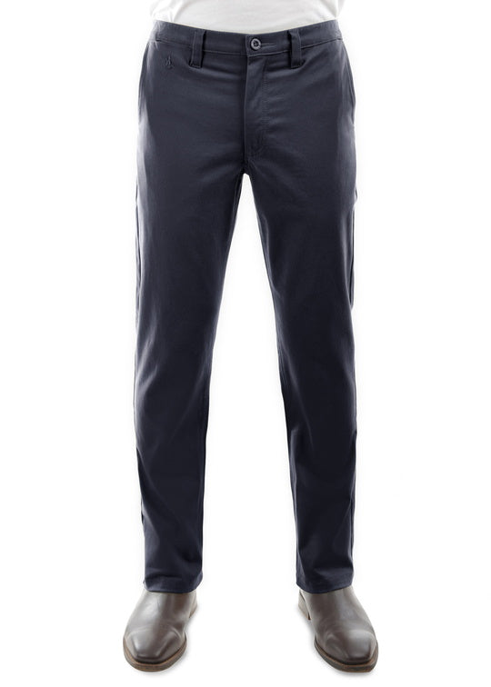 MEN TAILORED MOLESKIN TROUSERS - Navy - Size 31