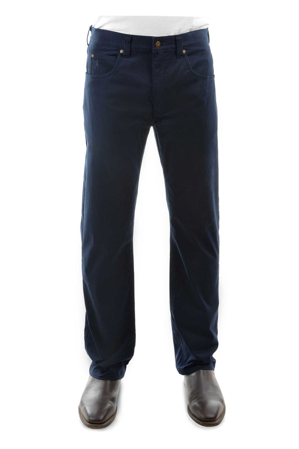 MENS STRETCH MOLESKIN JEAN 34 - Navy - Size 33