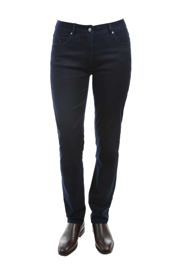 WMNS SUZIE SLIMMER LEG JEAN28L - Avoca Wash - Size 8
