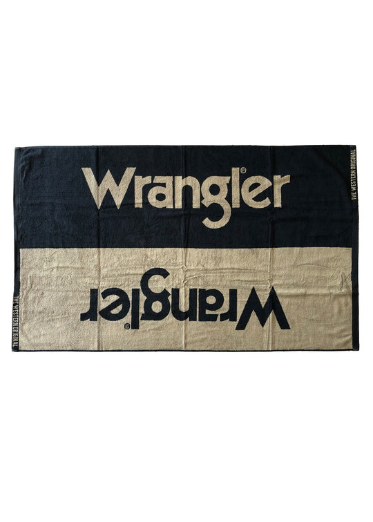 WRANGLER LOGO TOWEL - Black/Cobalt - Size One Size Fits All