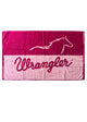 WRANGLER RUNNING HORSE TOWEL - Navy/Pink - Size One Size Fits All
