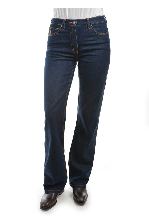 WMN MORNINGTON BOOT LEG W/JEAN - Peninsula Wash - Size 8