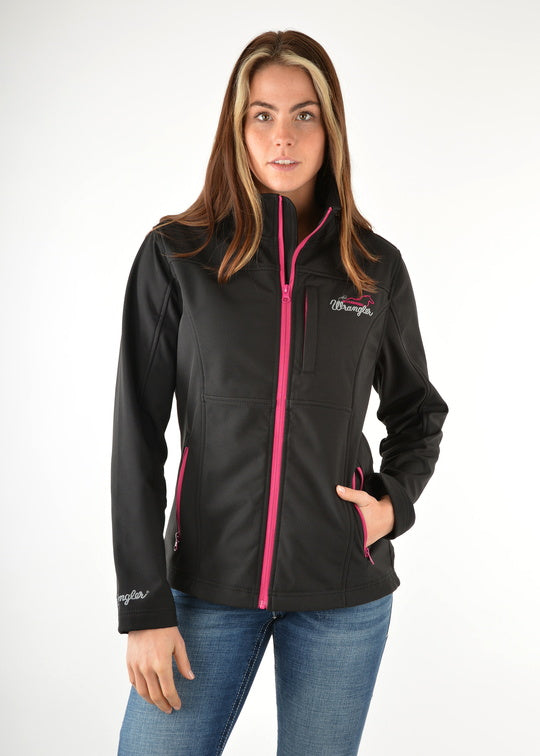 WMNS SOFTSHELL JACKET - Black - Size XS