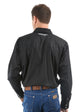 MENS LOGO RODEO LS DRILL SHIRT - Black - Size XXL