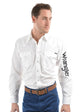 MENS LOGO RODEO LS DRILL SHIRT - Black - Size 3XL
