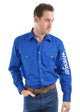 MENS LOGO RODEO LS DRILL SHIRT - Black - Size 4XL