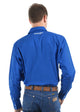 MENS LOGO RODEO LS DRILL SHIRT - Navy - Size S