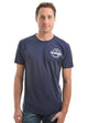MENS ANGUS SS TEE - Charcoal Marle - Size L