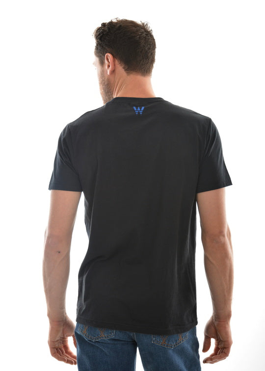 MENS LOGO SS TEE - Black - Size XL