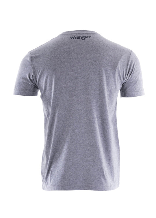 MENS RYDER LOGO SS TEE - Grey Marle - Size L