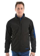 MENS LOGO SOFTSHELL JACKET - Black - Size S
