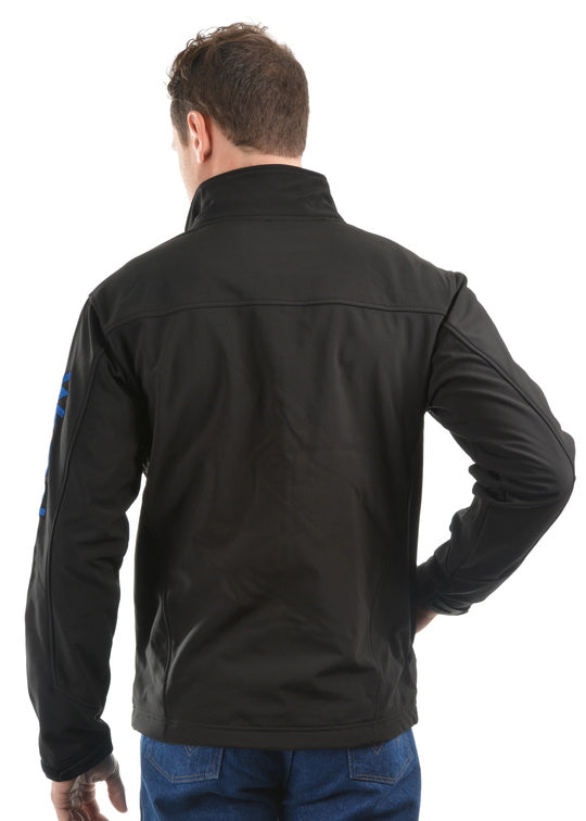 MENS LOGO SOFTSHELL JACKET - Black - Size L