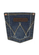 GIRLS RETRO BOOT CUT JEAN - 76% cotton - Indigo - Size 5