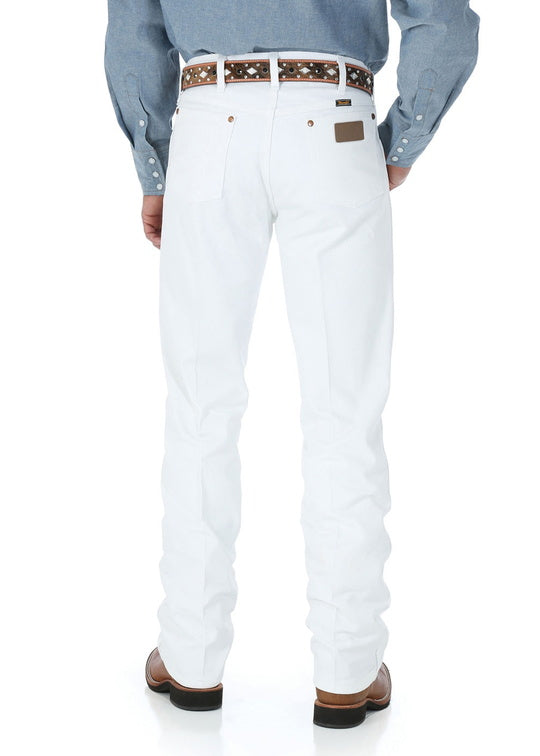 MENS COWBOY CUT ORIGINAL FIT JEAN 36L - White - Size 29