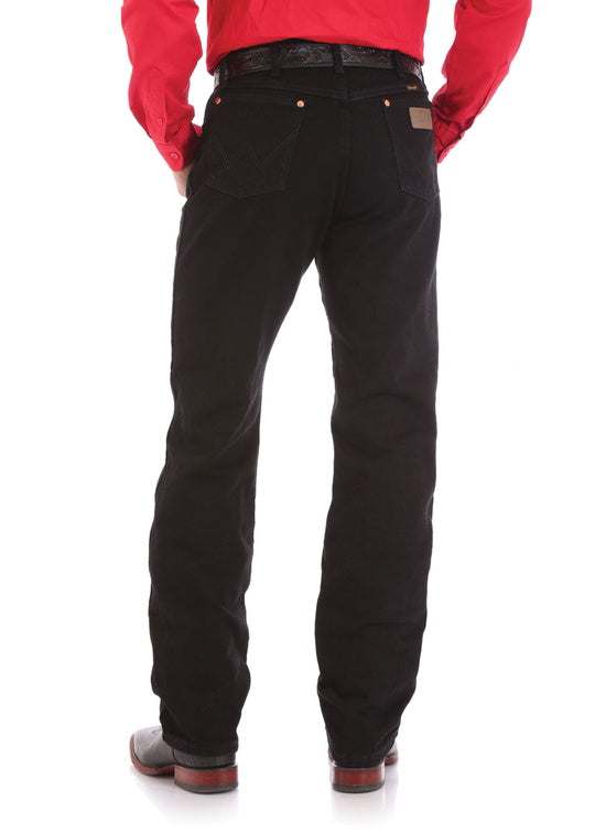 MENS COWBOY CUT ORIGINAL FIT JEAN 34L - Shadow Black - Size 28