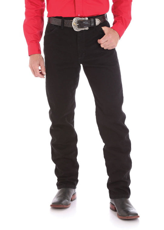 MENS COWBOY CUT ORIGINAL FIT JEAN 34L - Shadow Black - Size 27