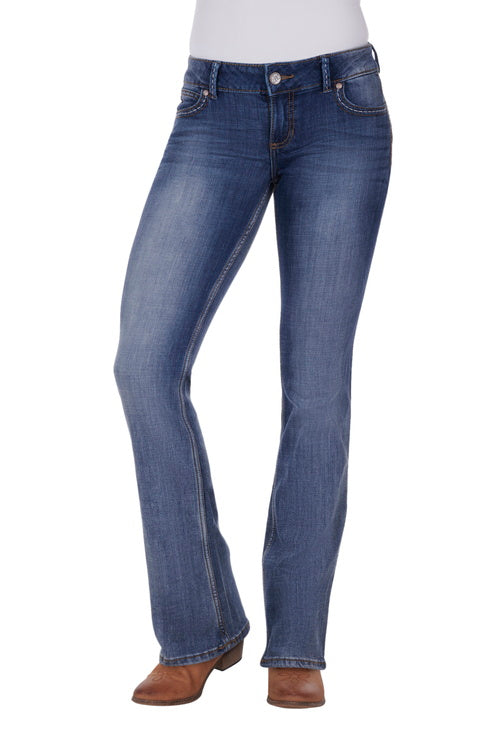 WMNS LOW RISE B/CUT JEAN - Sadie 34L - Indigo - Size 00