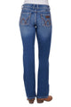 WMNS MID RISE BOOT CUT JEAN - Mae 34L - 64% cotton - Indigo - Size 3