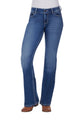 WMNS MID RISE BOOT CUT JEAN - Mae 34L - 64% cotton - Indigo - Size 0