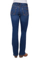 WMNS MID RISE BOOT CUT JEAN - Mae 34L - Dark Blue - Size 1
