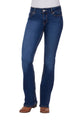 WMNS MID RISE BOOT CUT JEAN - Mae 34L - Dark Blue - Size 00