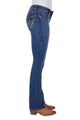 WMNS MID RISE BOOT CUT JEAN - Mae 34L - 76% cotton - Indigo - Size 0