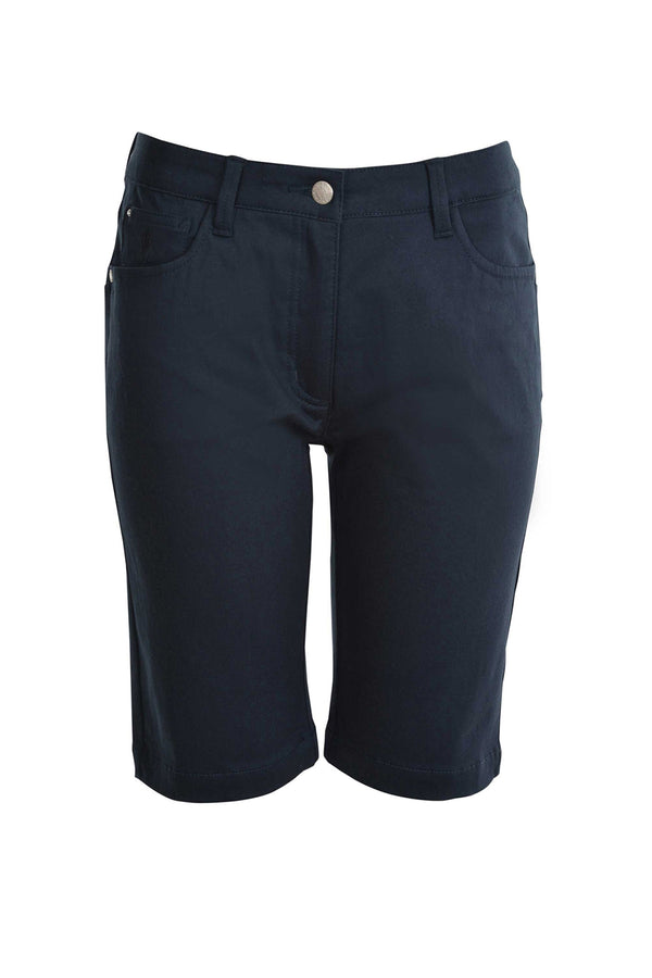 WMNS LUCINDA W/JEAN SHORT - Dark Navy - Size 8