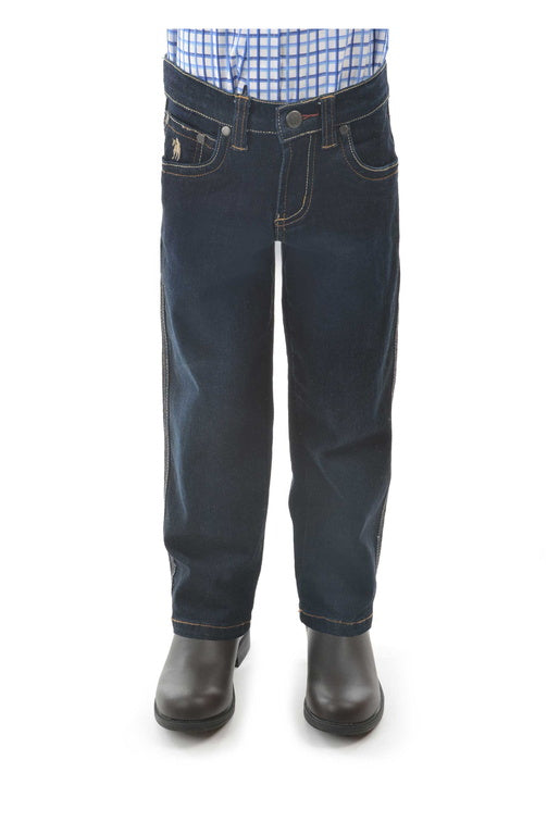 BOYS BASS STRETCH JEAN - REG - Bass Wash - Size 2
