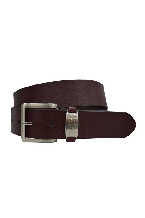 KIDS HORSEMAN BADGE BELT - Brown - Size 22