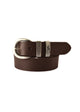 KIDS SILVER TWIN KEEPER BELT - Chocolate - Size S