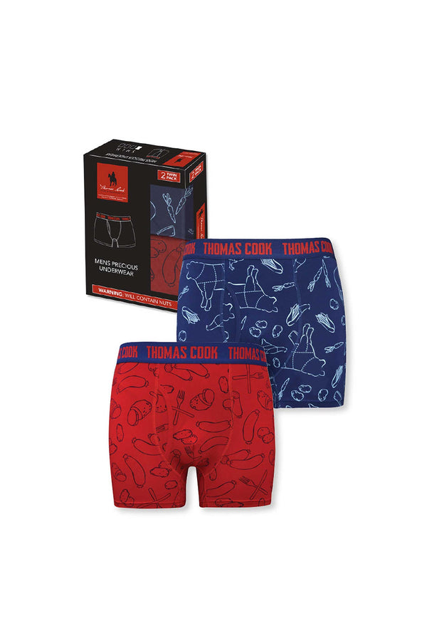 MENS PRECIOUS UNDERWEAR 2 PACK - Multi - Size S