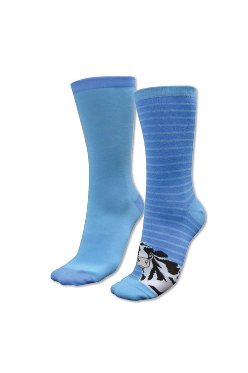 HOMESTEAD SOCKS - TWIN PACK - Pink (Piglet) - Size 2 to 7