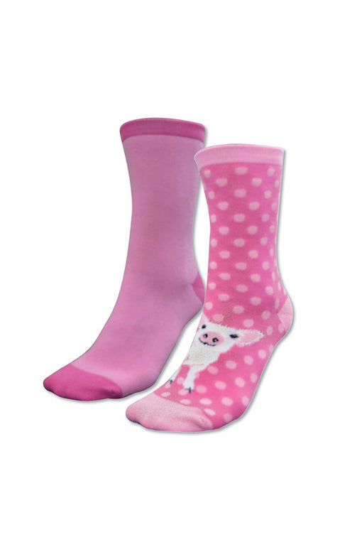 HOMESTEAD SOCKS - TWIN PACK - Navy/Red (Blue Heeler) - Size 8 to 11