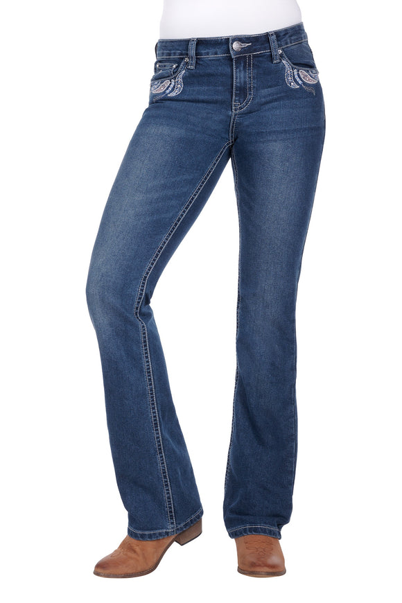WMNS ELORA BOOT CUT JEAN - TWILIGHT - Size 12
