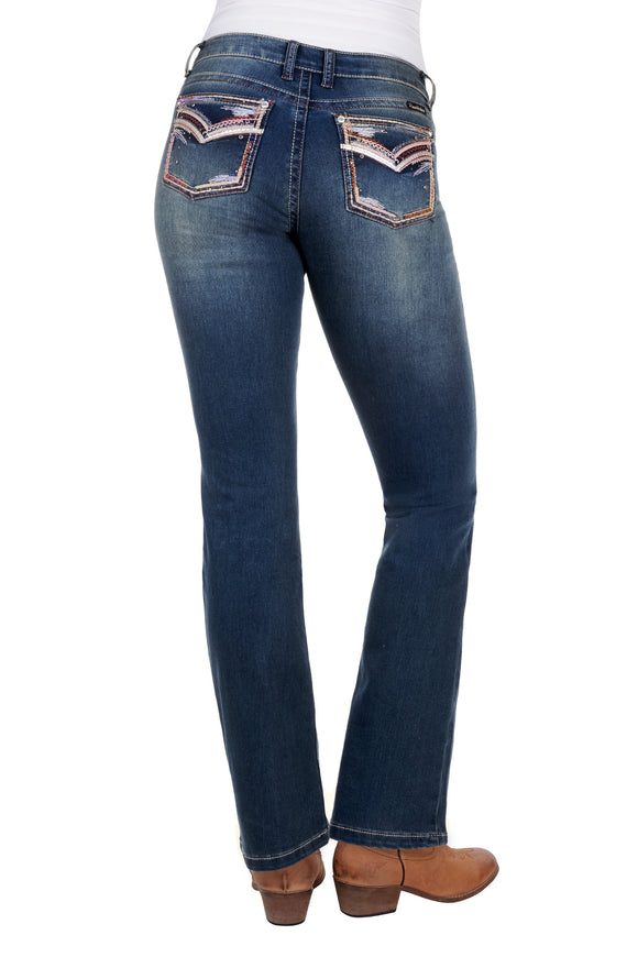 WMNS EMMA BOOT CUT JEAN - INDIGO - Size 10