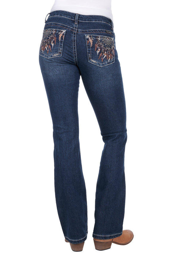 WMNS LOLA BOOT CUT JEAN - MIDNIGHT - Size 10