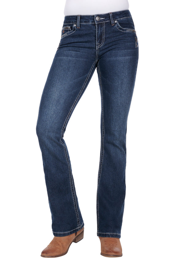 WMNS LOLA BOOT CUT JEAN - MIDNIGHT - Size 12