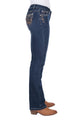 WMNS LOLA BOOT CUT JEAN - MIDNIGHT - Size 6