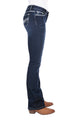 WMNS HANNAH BOOT CUT JEAN 32 - MIDNIGHT - Size 6