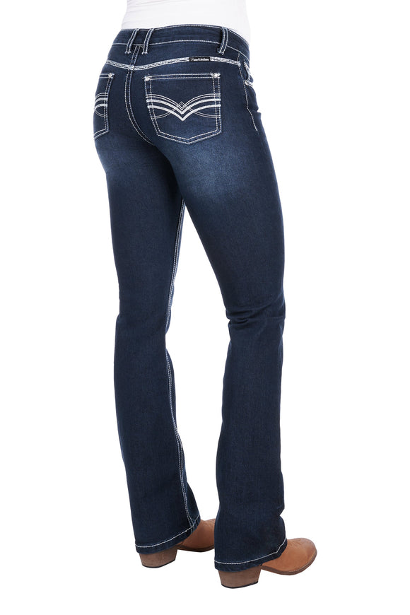 WMNS HANNAH BOOT CUT JEAN 32 - MIDNIGHT - Size 10