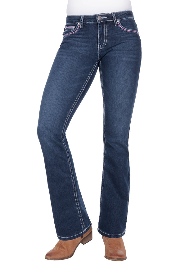 WMNS WILLA BOOT CUT JEAN - EVENING SKY - Size 12