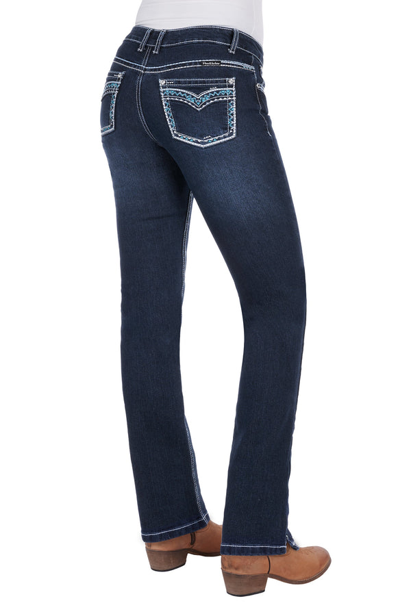 WMN GERALDINE STRAIGHTLEG JEAN - MIDNIGHT - Size 8