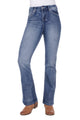 WMNS JEMMA HI RISE B/CUT JEAN - MOONSHINE - Size 10