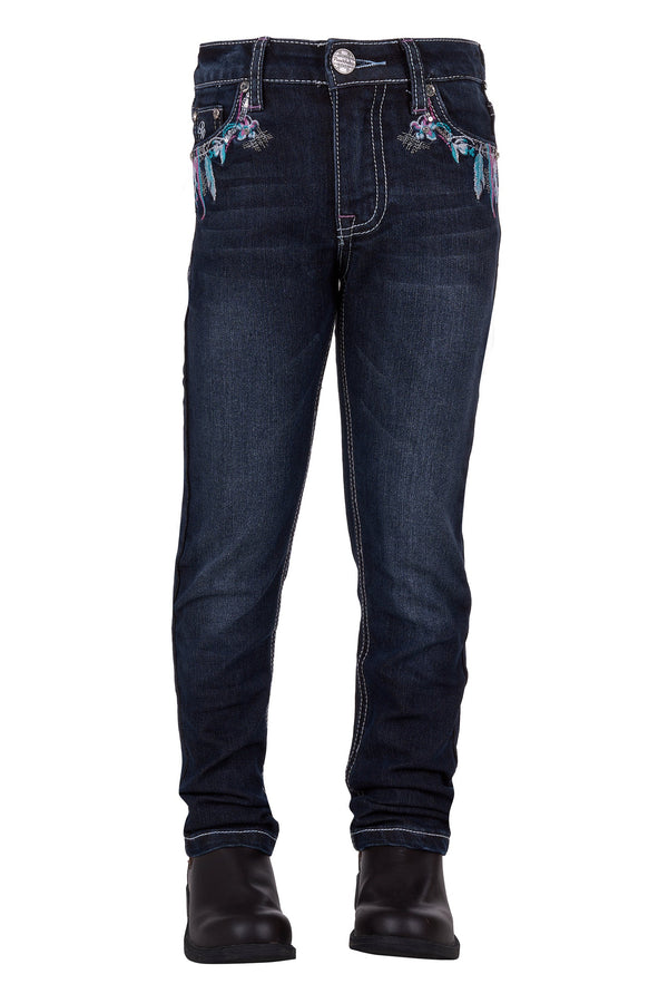 GIRLS MADISON SLIM LEG JEAN - MIDNIGHT - Size 6
