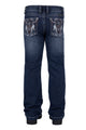 GIRLS BETTINA BOOT CUT JEAN - OLD INDIGO - Size 6