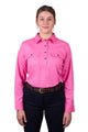 WMNS LIGHT H/PLKT LS SHRT - Calypso Coral - Size 16