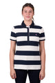 WMNS RACHEL SS POLO - Soft Pink/Dark Navy - Size 16