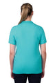 WMNS CLASSIC STRETCH SS POLO - Aqua - Size 14